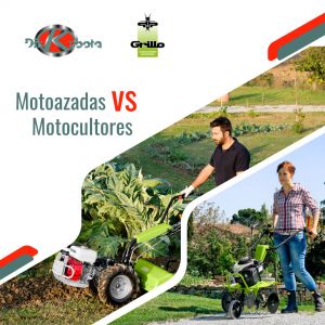 Motoazadas vs motocultores