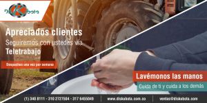 Lee más sobre el artículo En Diskubota combatimos el Covid-19 con el poder del agua